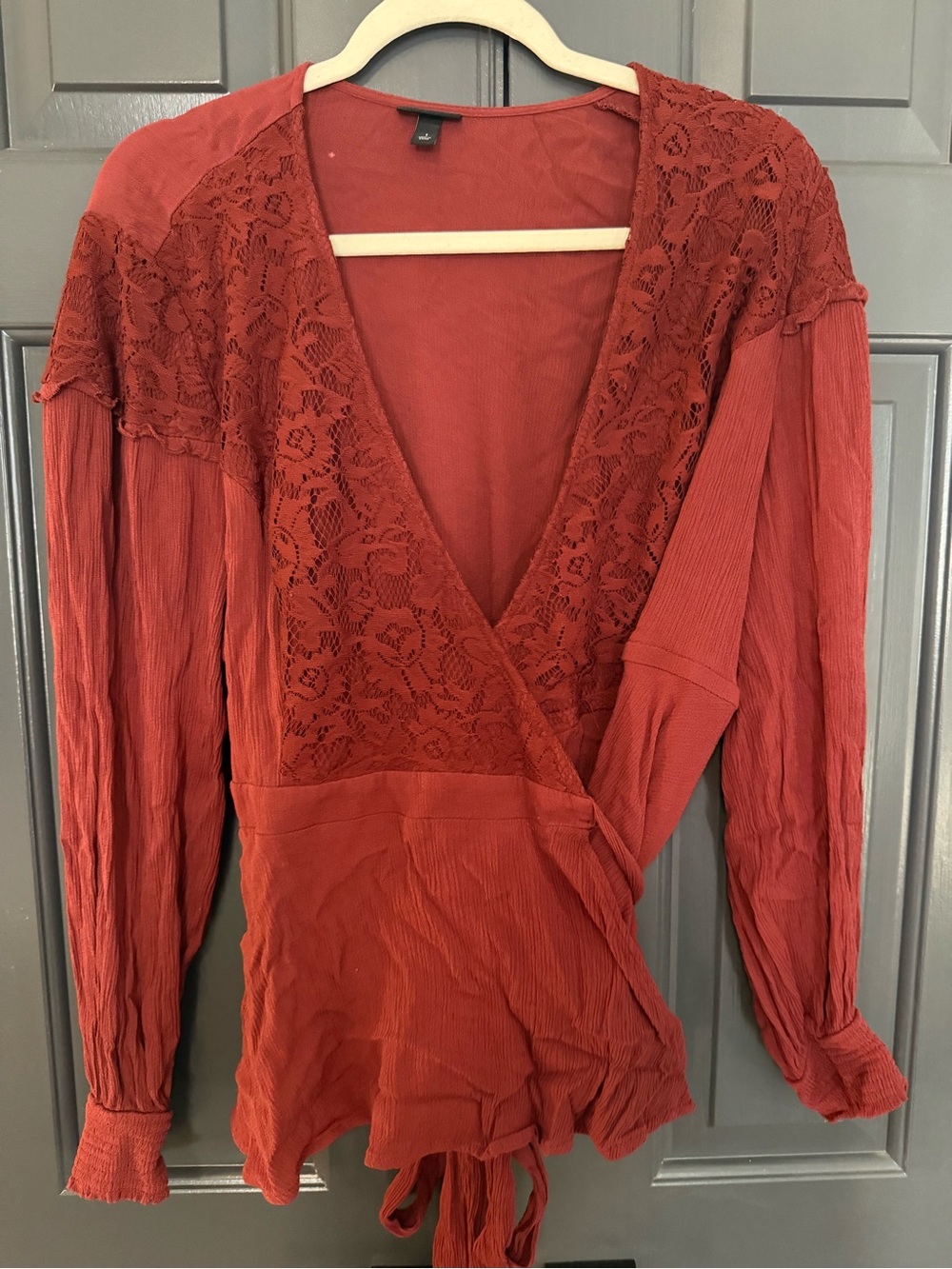 Torrid Deep Rust Knit Top